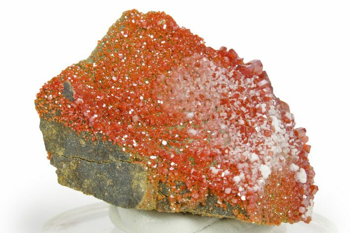 Glittering Ruby Red Vanadinite Crystals - Arizona #361580